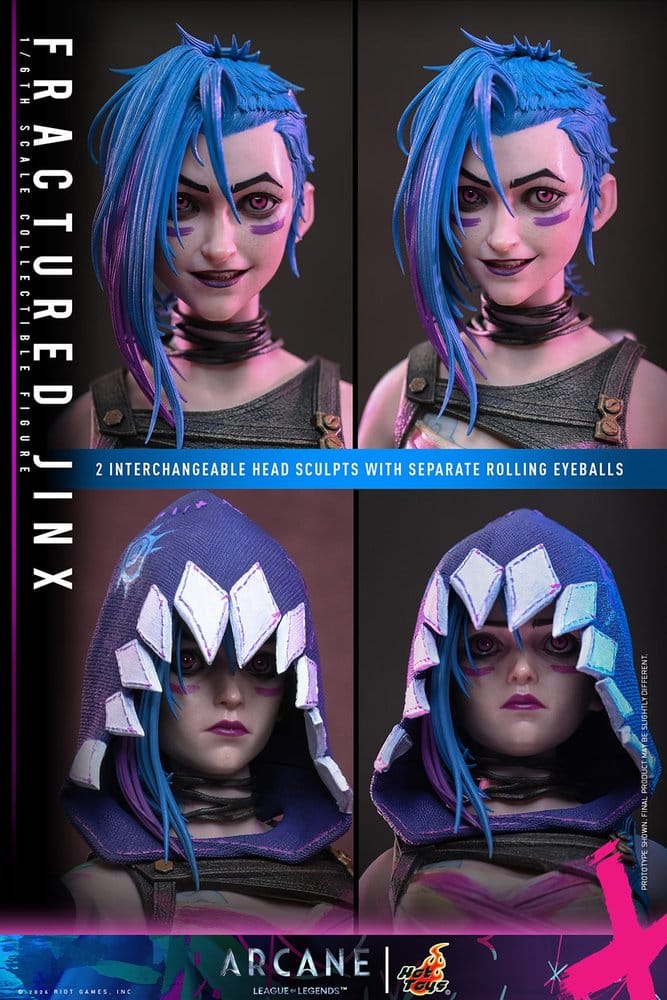Arcane figurine 1/6 Fractured Jinx 28 cm