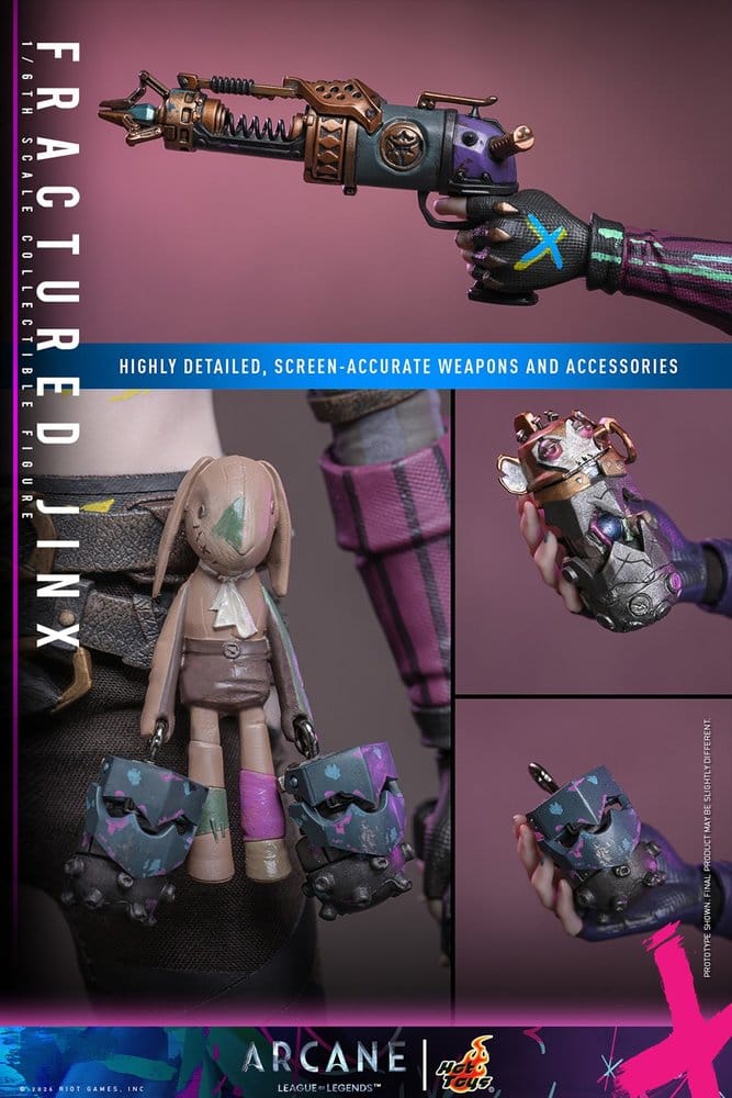 Arcane figurine 1/6 Fractured Jinx 28 cm