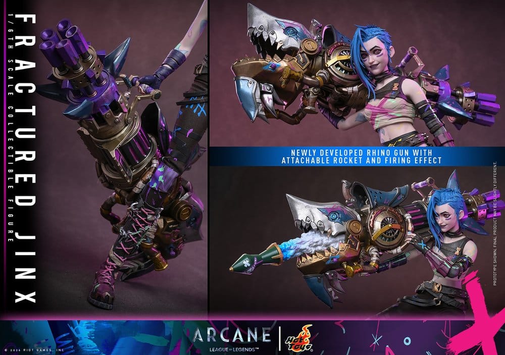 Arcane figurine 1/6 Fractured Jinx 28 cm