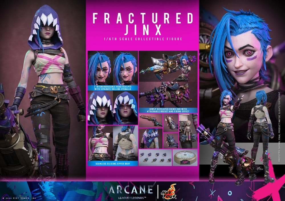 Arcane figurine 1/6 Fractured Jinx 28 cm