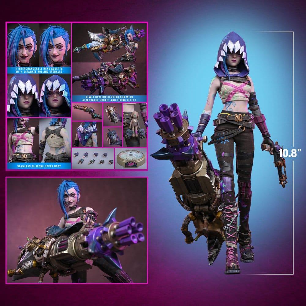 Arcane figurine 1/6 Fractured Jinx 28 cm