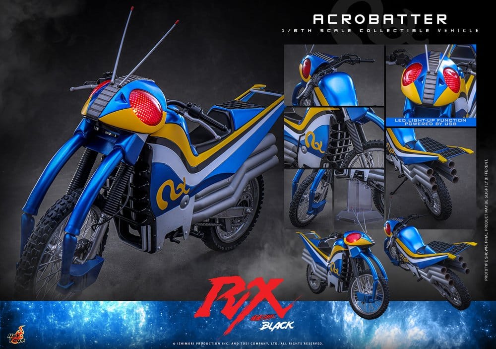 Kamen Rider Black RX véhicule 1/6 Acrobatter 38 cm