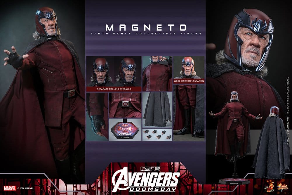 Avengers: Doomsday Movie Masterpiece figurine 1/6 Magneto 30 cm