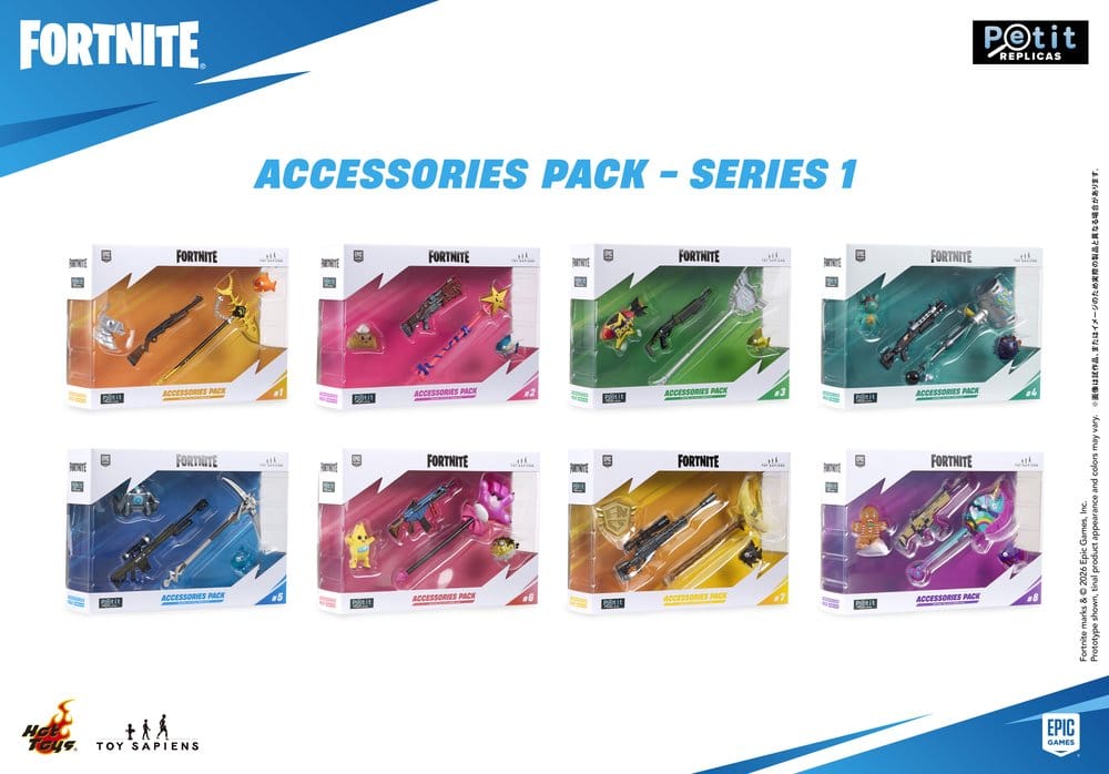 Fortnite Petit Replicas pack d'accessoires Série 1 assortiment (8)