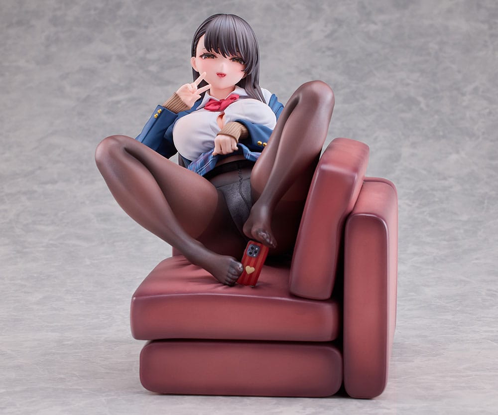 Original Character statuette 1/6 Self-feet Girl Tapestry Set Edition 17 cm