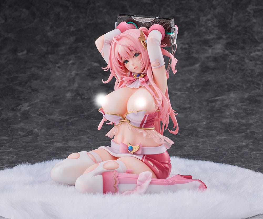 With the Snap of My Fingers, Forced Ovulation Hypnosis statuette 1/5 Marble, the Heroine of Justice DX Ver. 19 cm