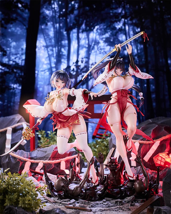 Original Character pack 2 statuetten 1/6 Sakuya Todo & Iori Todo