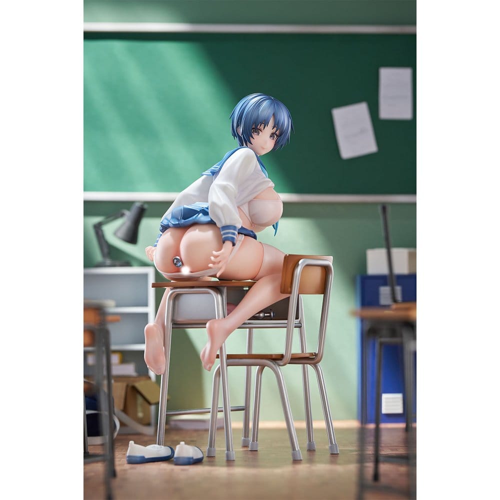 Original Character Figurine 1/6 "Mousou Tights.44": Ruri-chan Tapestry Set Illustration by Hyouuma 27 cm