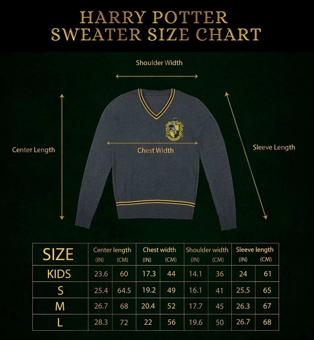 Harry Potter Sweater Hufflepuff (L)