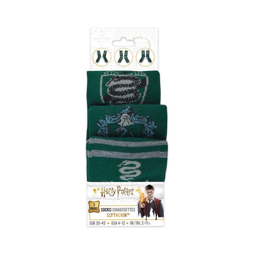 Harry Potter pack 3 paires de chaussettes Slytherin