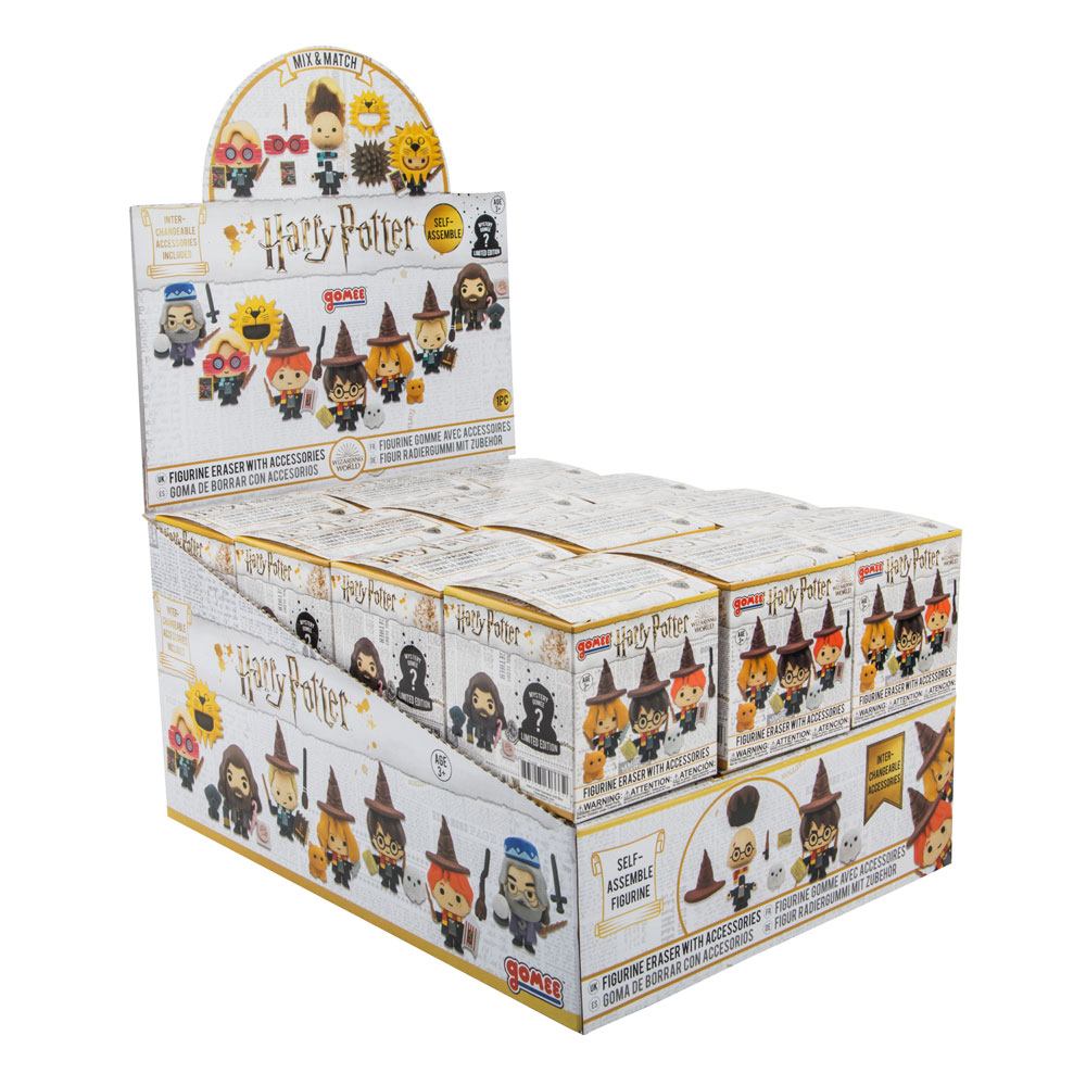 Harry Potter présentoir figurines / gommes Gomee (24)