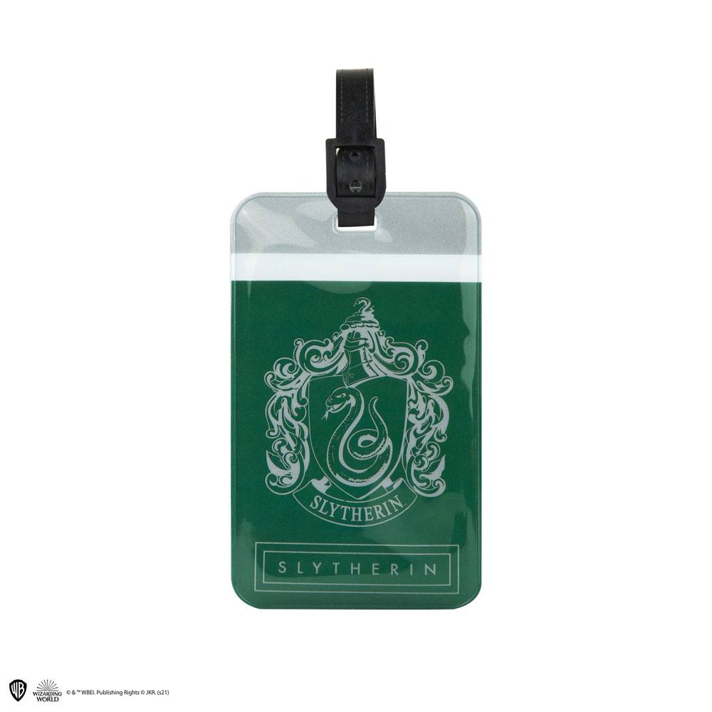 Harry Potter set étiquette de bagage & étui pour carte de transport Slytherin