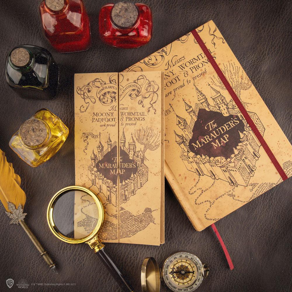 Harry Potter carnet de notes A5 Marauder's Map