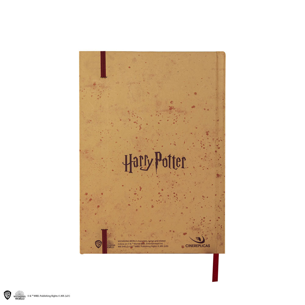 Harry Potter carnet de notes A5 Marauder's Map