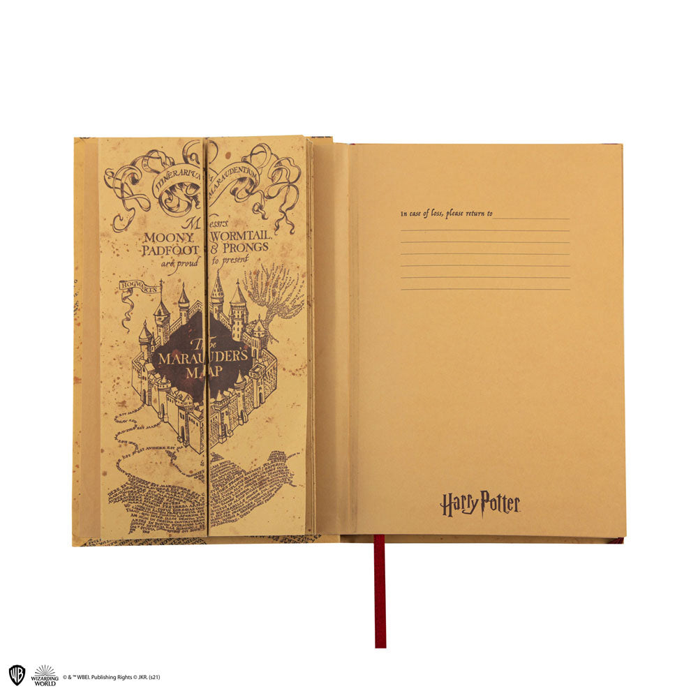 Harry Potter carnet de notes A5 Marauder's Map
