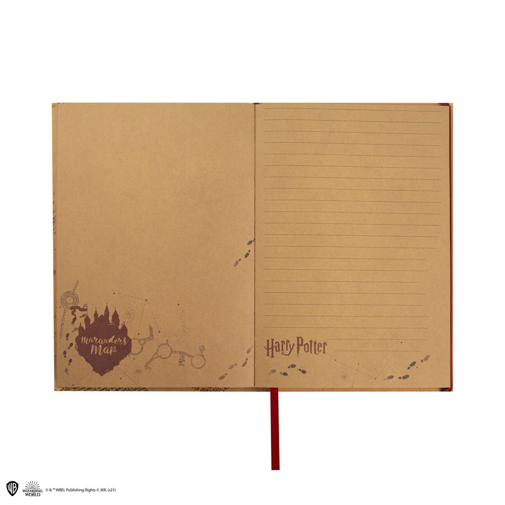 Harry Potter carnet de notes A5 Marauder's Map
