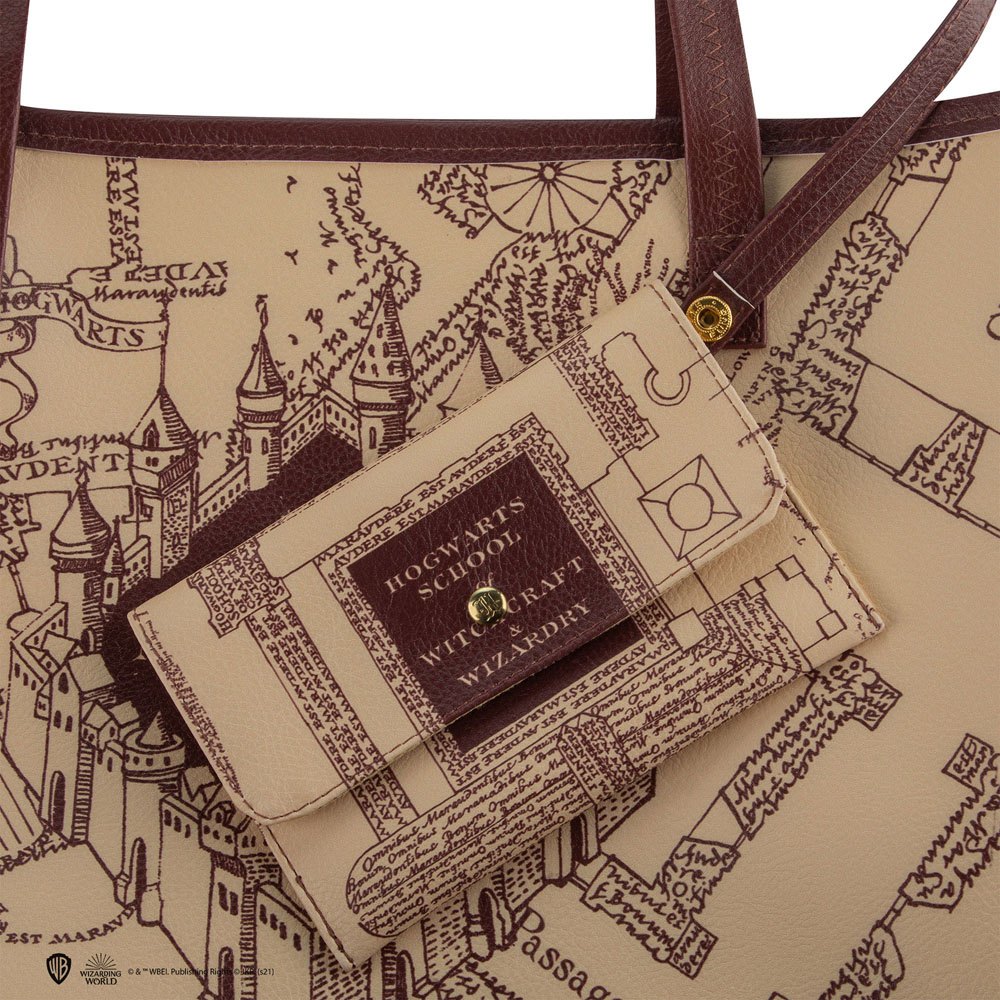 Harry Potter sac shopping & pochette Marauder's Map