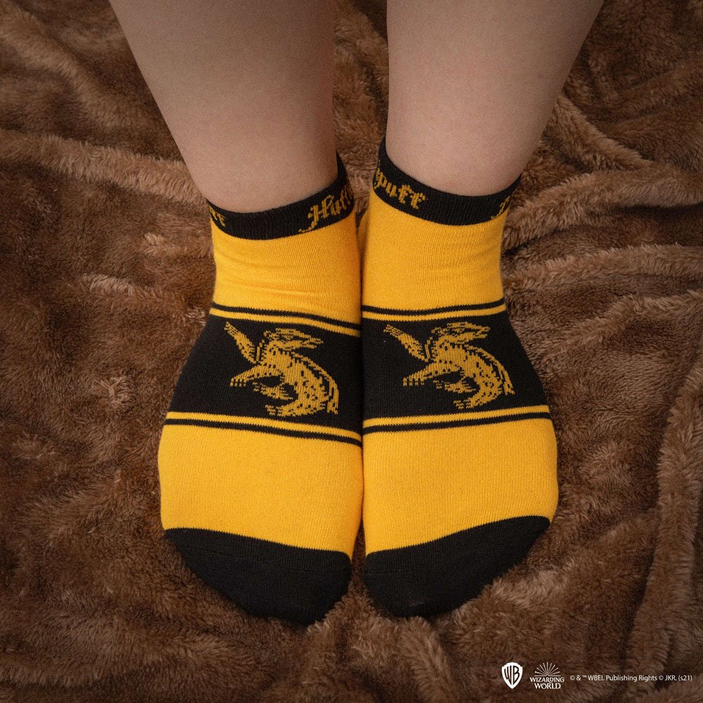 Harry Potter pack 3 paires de socquettes Hufflepuff