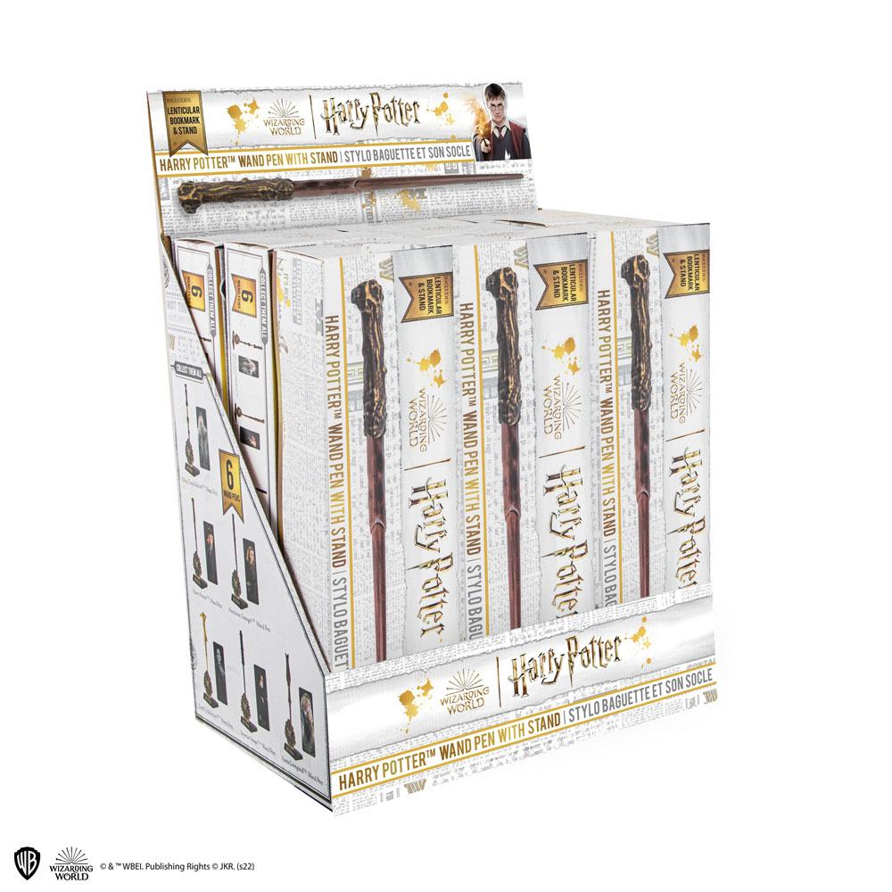 Harry Potter présentoir sets stylo à bille et porte plume baguette magique de Harry Potter (9)