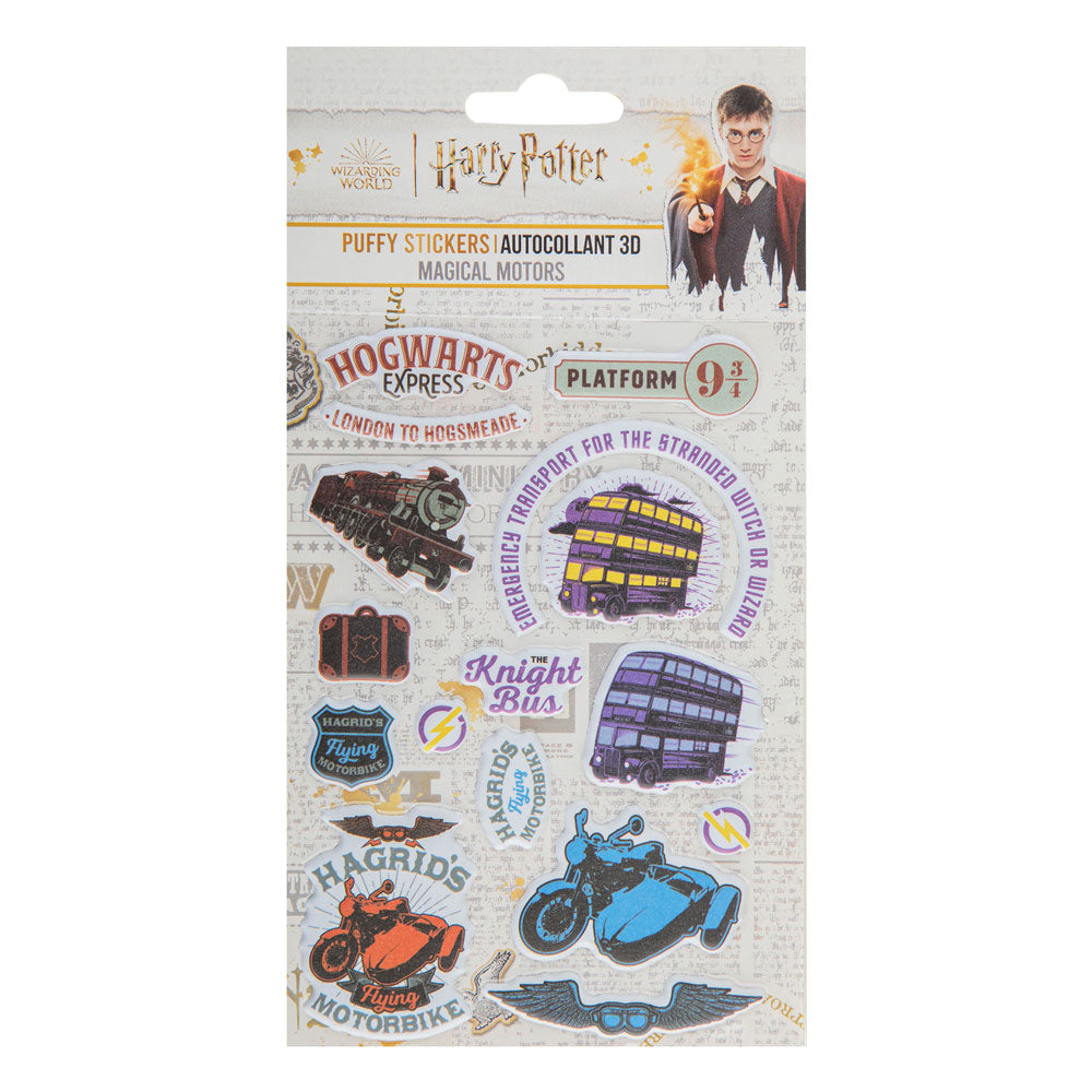 Harry Potter Puffy autocollants Magical Motors