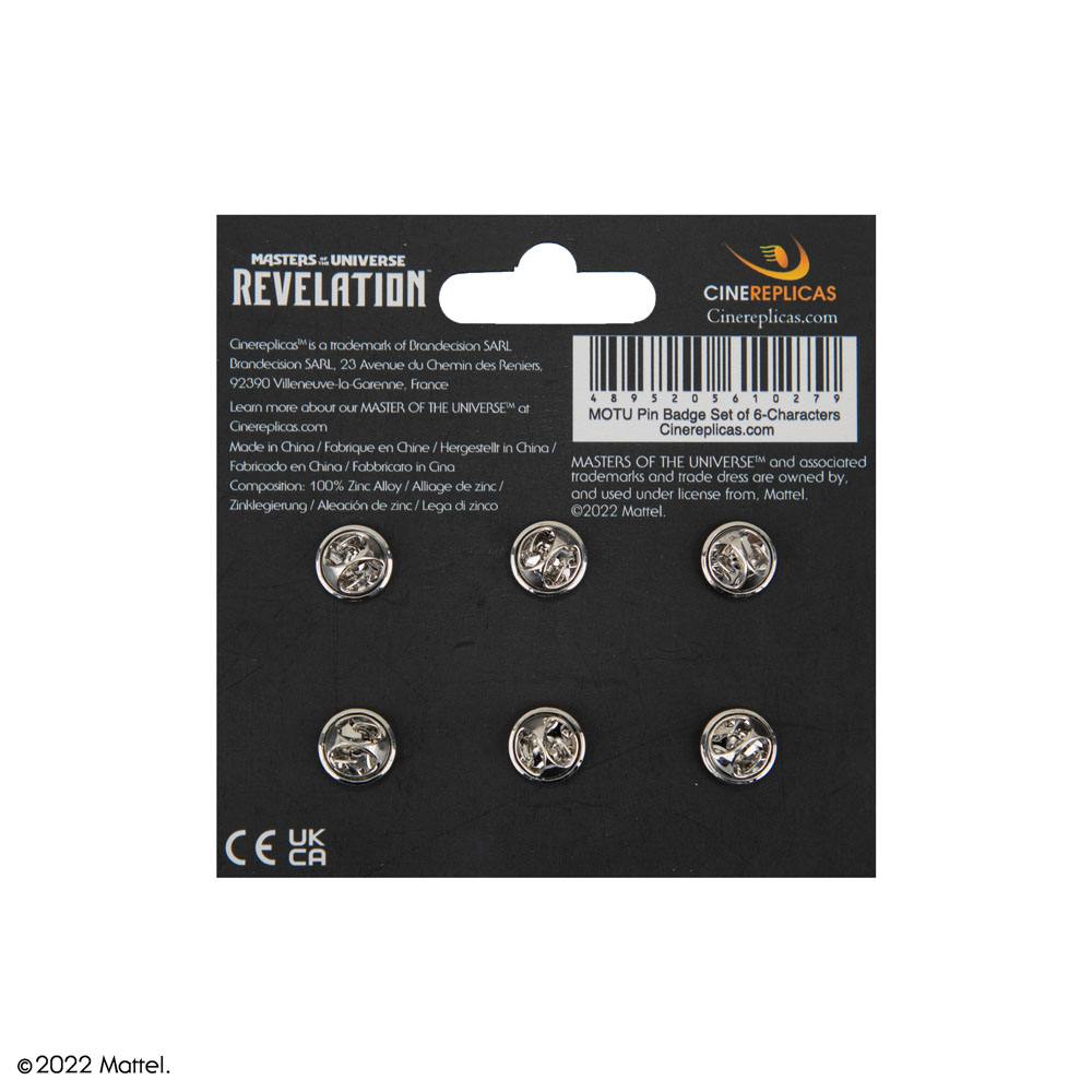 Les Maîtres de l´Univers pack 6 badges Characters