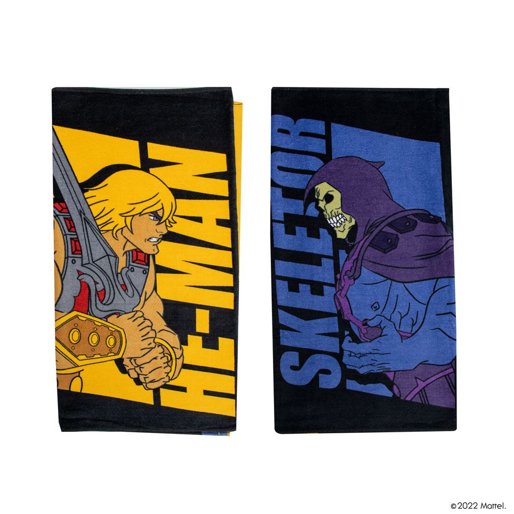 Les Maîtres de l´Univers serviette de bain He-Man & Skeletor 140 x 70 cm