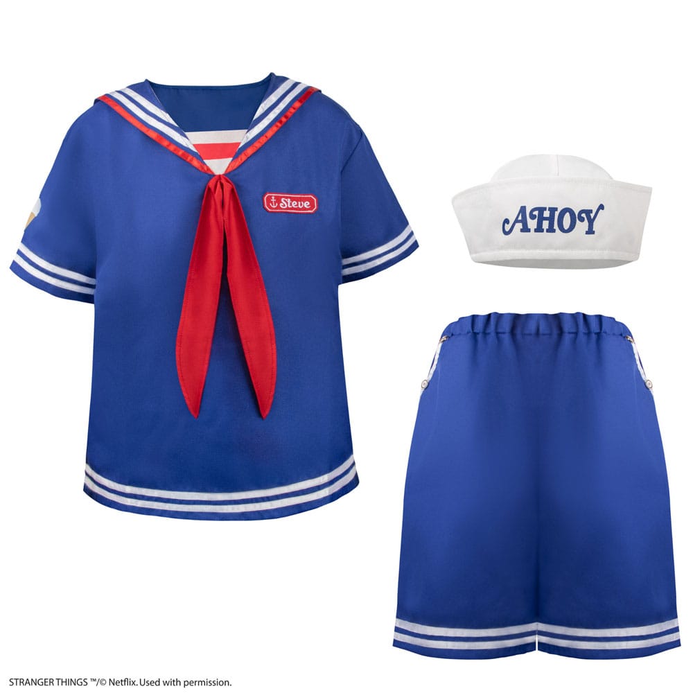 Stranger Things: Scoops Ahoy Steve Costume (S/M)