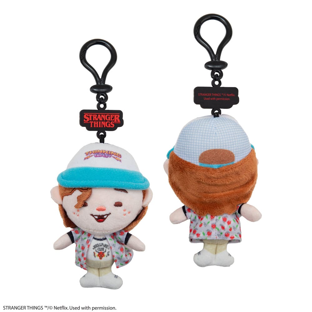 Stranger Things Porte-clés en peluche Dustin Henderson 12 cm