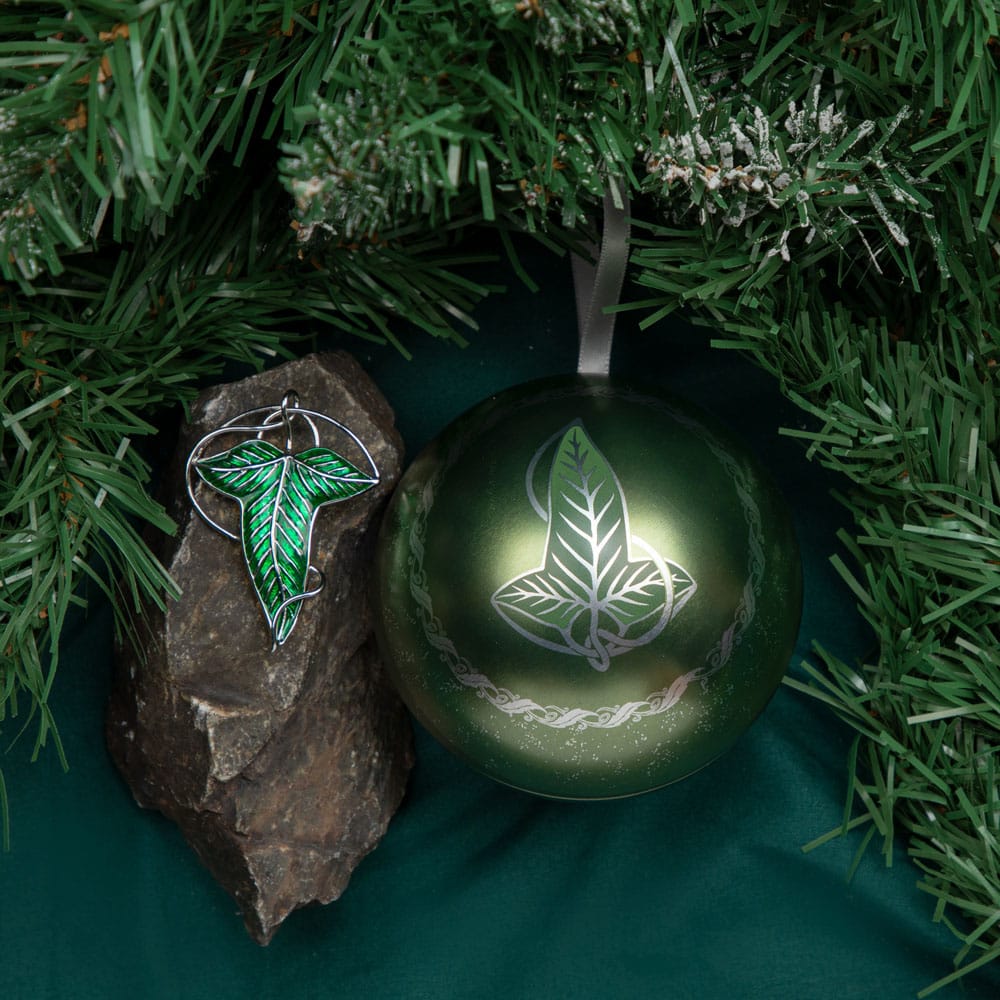 Le Seigneur des Anneaux décoration sapin avec Broche Lorien Leaf