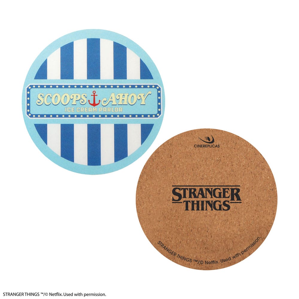 Stranger Things pack 4 sous-verres