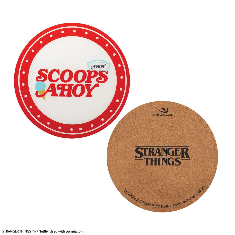 Stranger Things pack 4 sous-verres