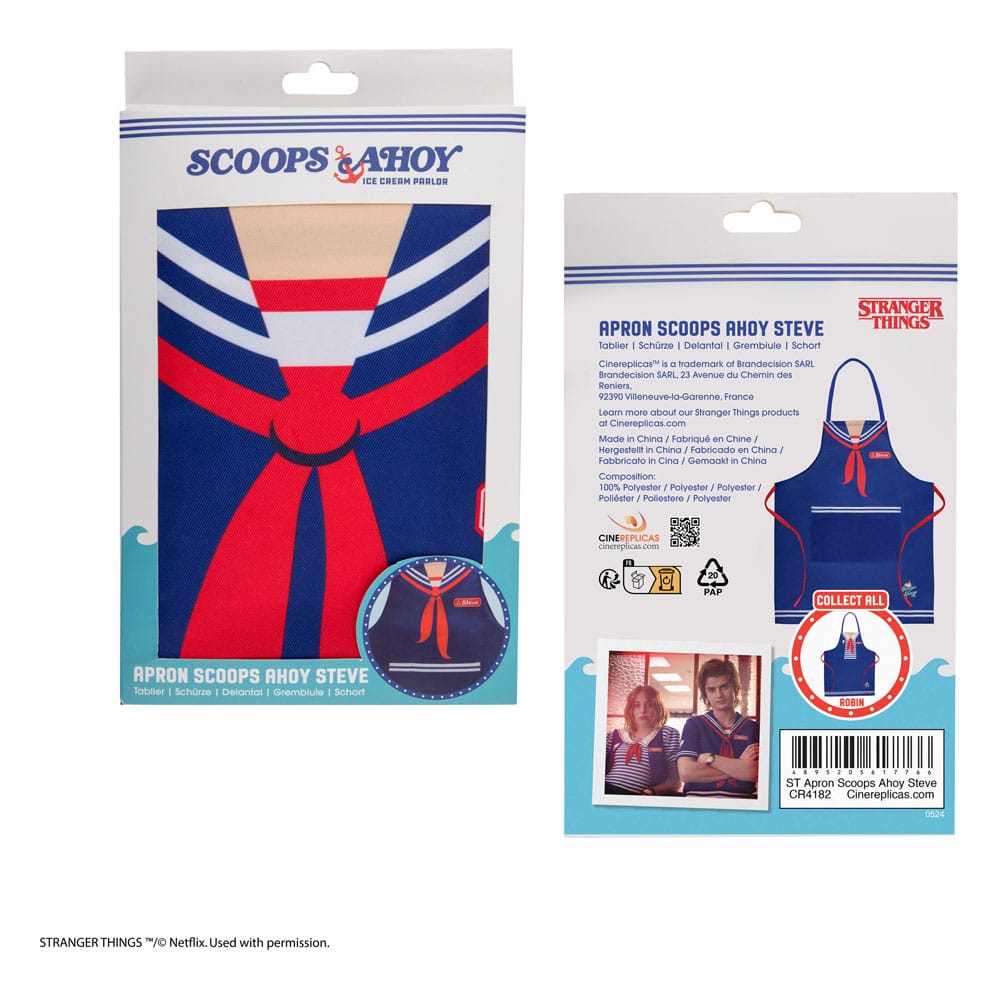 Stranger Things Tablier Scoops Ahoy Steve
