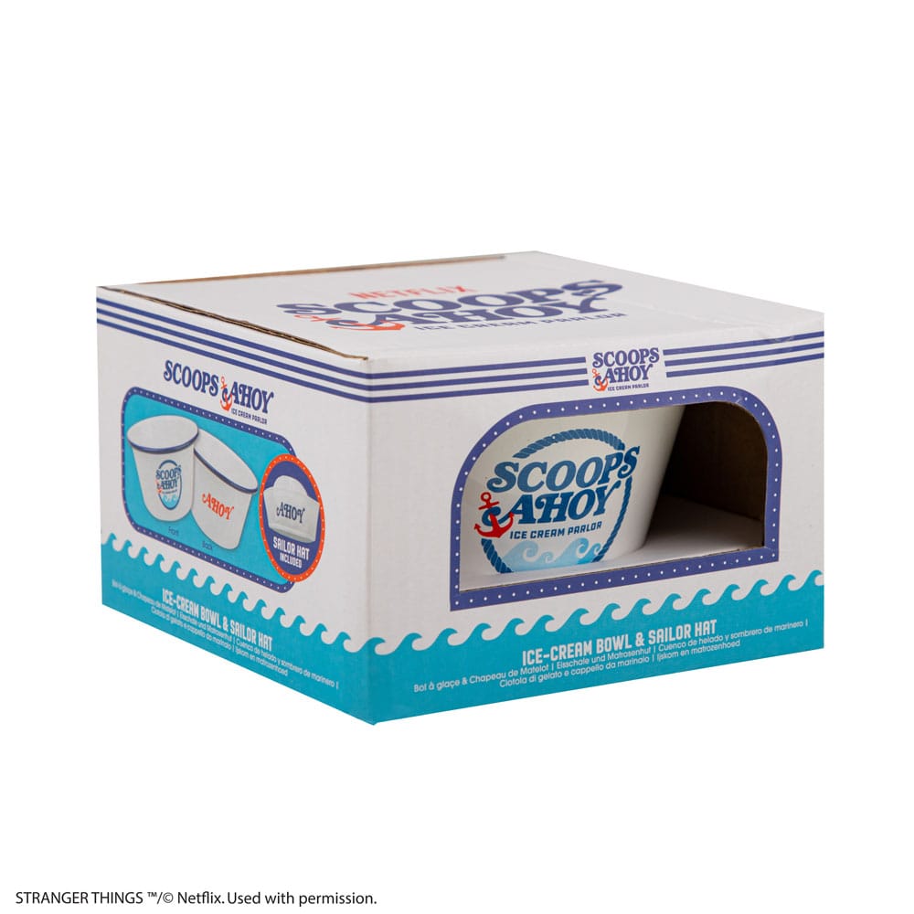 Stranger Things Bol à glace avec chapeau de marin Scoops Ahoy