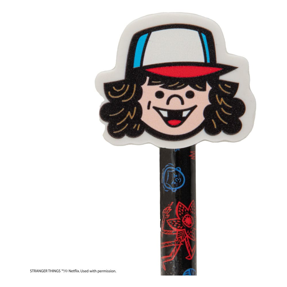 Stranger Things crayon à gomme Dustin