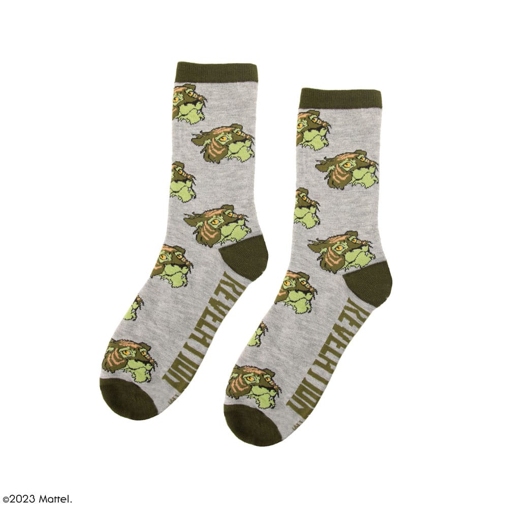Les Maîtres de l'univers : Révélation Set de 3 chaussettes Cringer & Battle Cat & Orko