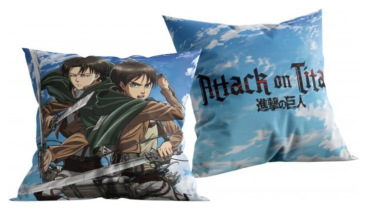 L'Attaque des Titans coussin Blau 40x40 cm