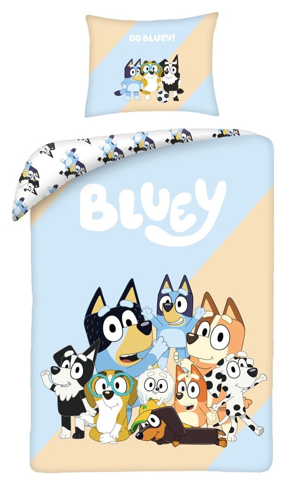 Bluey parure de lit Go Bluey 160 x 200 cm / 70 x 80 cm