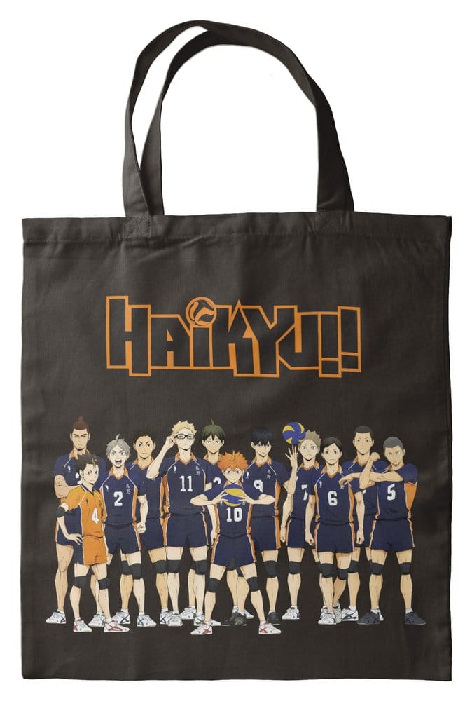 Sac fourre-tout Haikyu Noir 40 x 35 cm