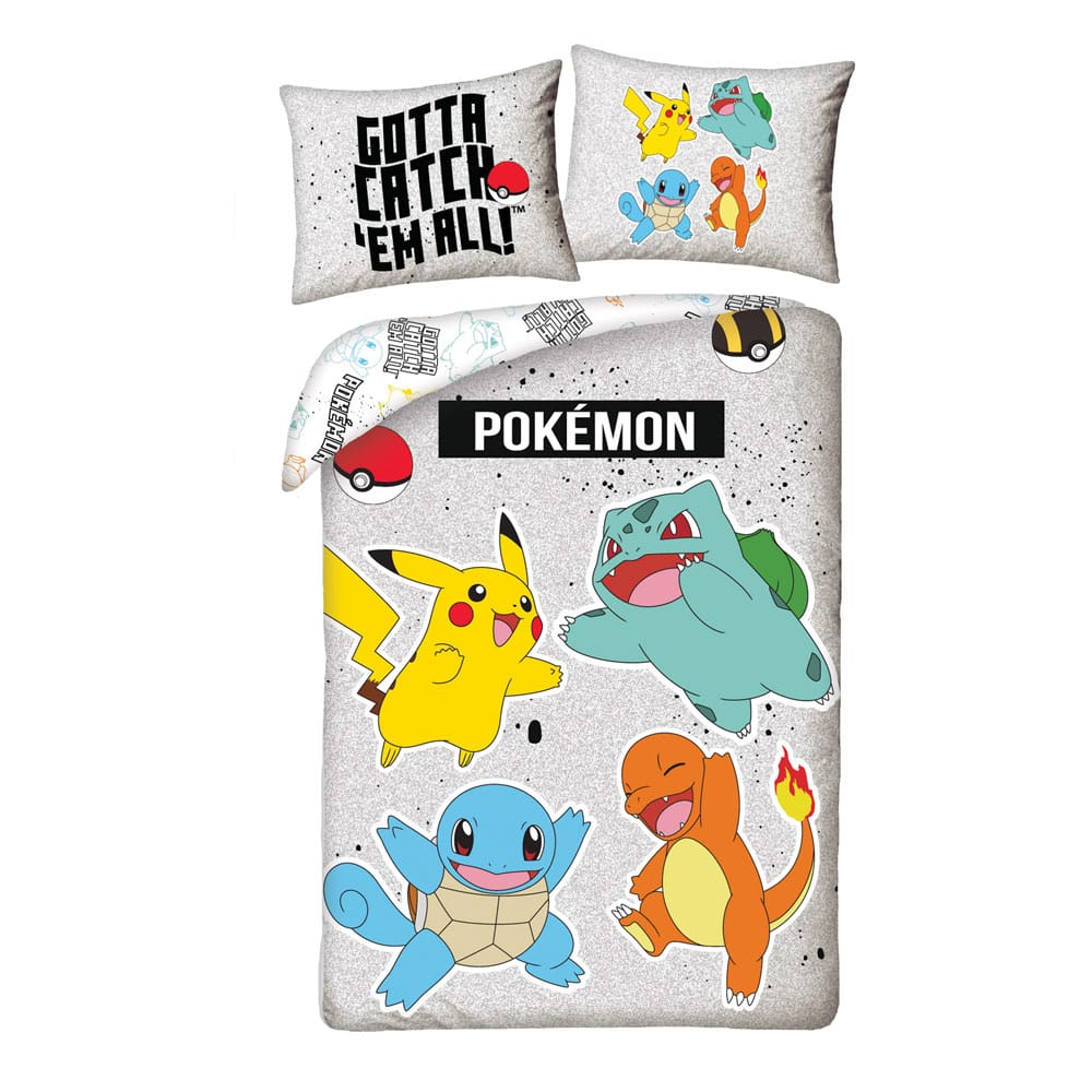 Pokémon parure de lit Ver. 11 140 x 200 cm / 70 x 90 cm