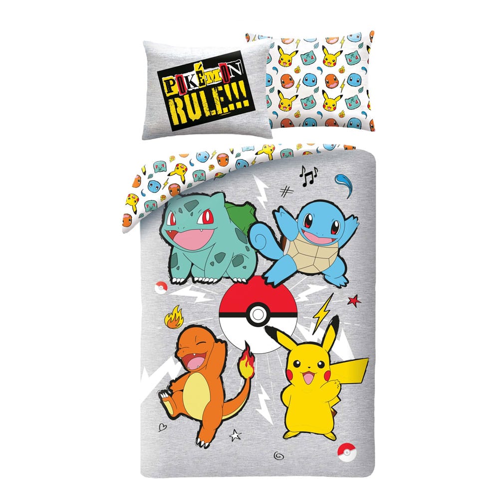 Pokémon parure de lit Ver. 5 140 x 200 cm / 70 x 90 cm