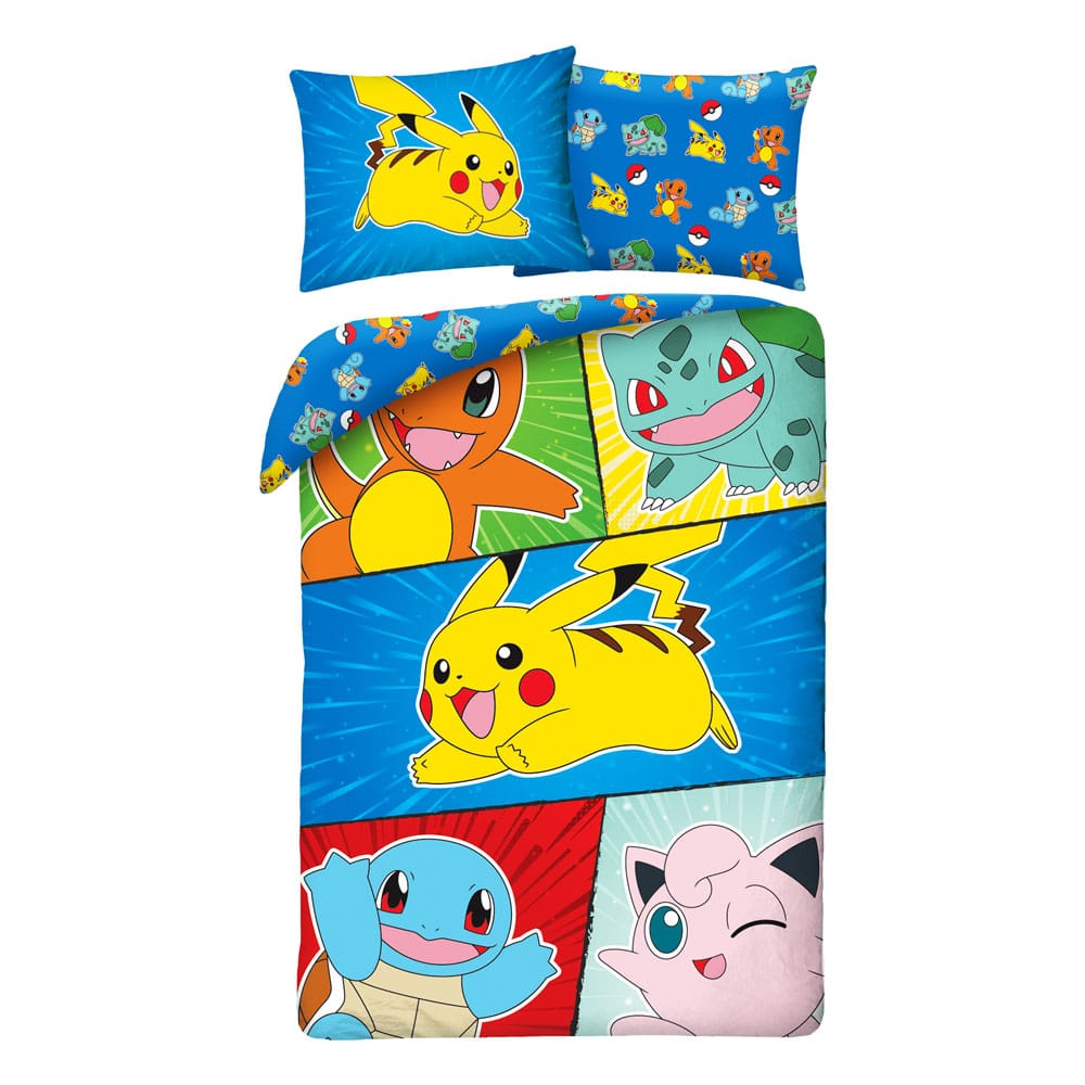 Pokémon parure de lit Ver. 7 140 x 200 cm / 70 x 90 cm