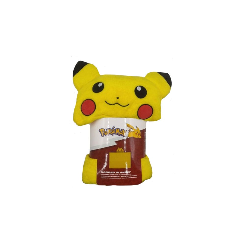 Pokémon Coral couverture à capuche Pikachu 120 x 150 cm