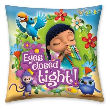 Wissper coussin Eyes Closed tight! 40 x 40 cm