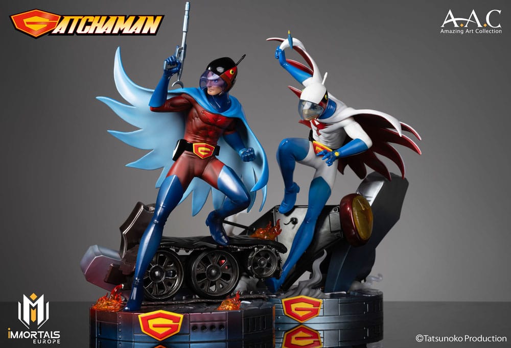Gatchaman statuette Amazing Art Collection Joe the Condor, Expert in Shooting 34 cm