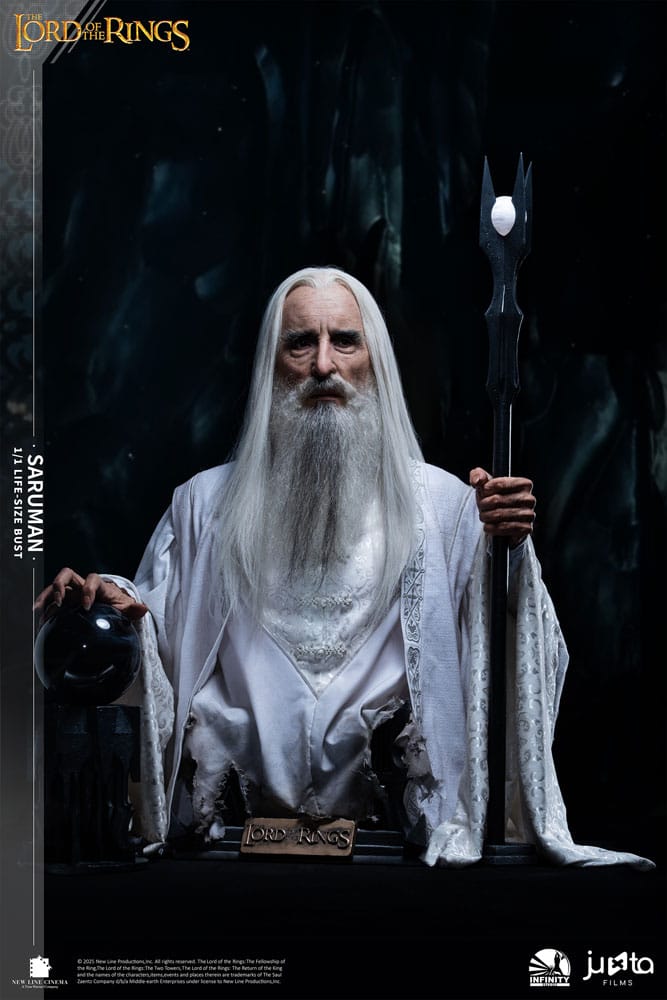 Le Seigneur des Anneaux buste 1/1 Saruman 110 cm