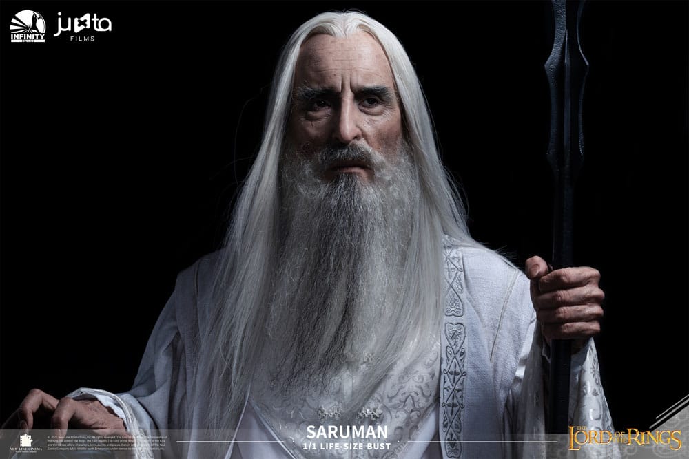 Le Seigneur des Anneaux buste 1/1 Saruman 110 cm