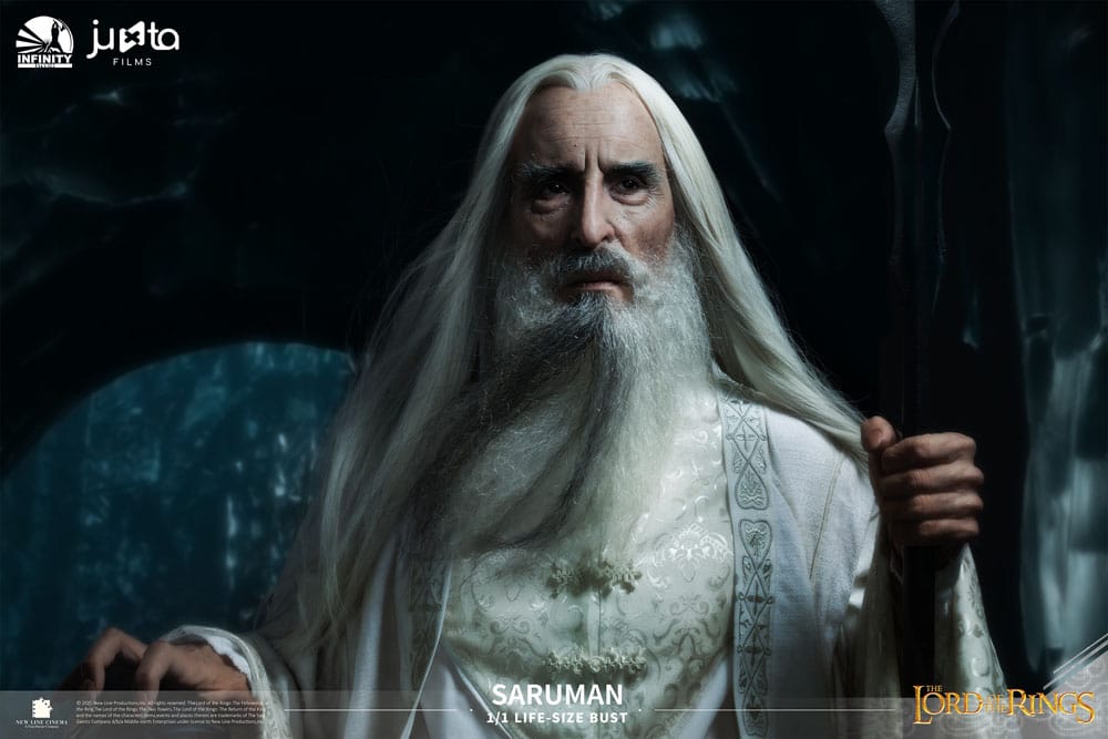 Le Seigneur des Anneaux buste 1/1 Saruman 110 cm