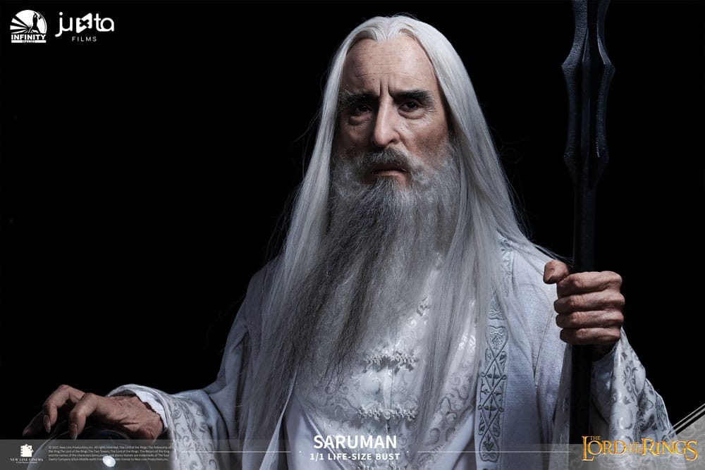 Le Seigneur des Anneaux buste 1/1 Saruman 110 cm