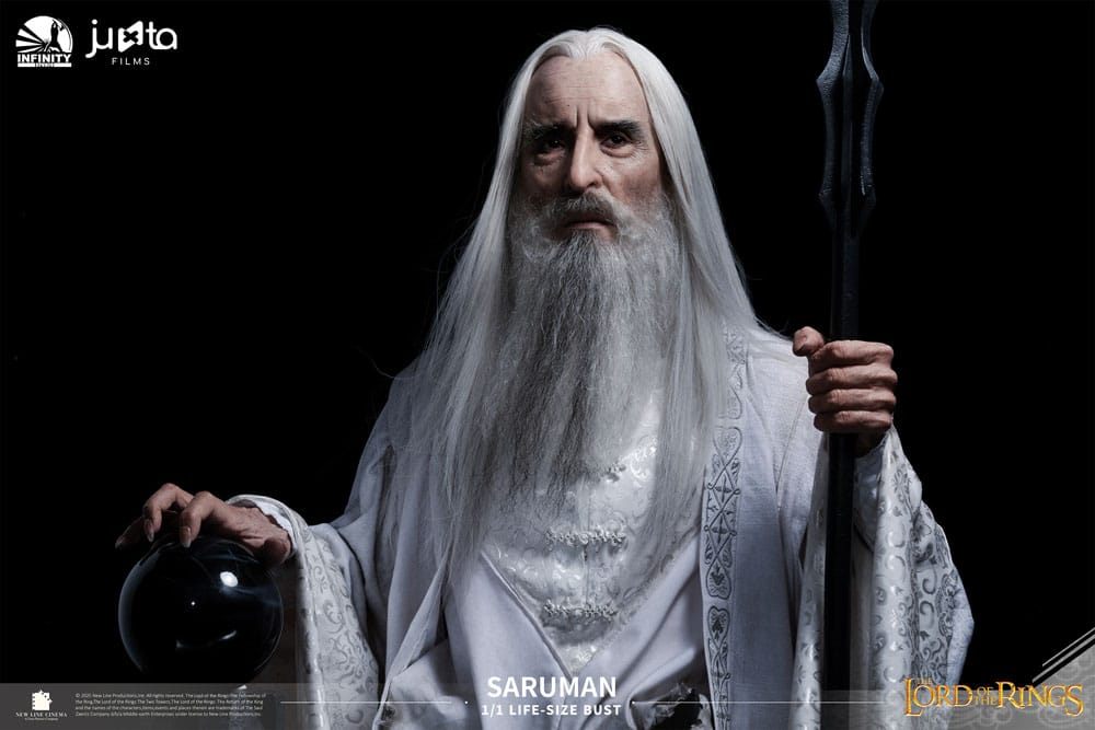 Le Seigneur des Anneaux buste 1/1 Saruman 110 cm