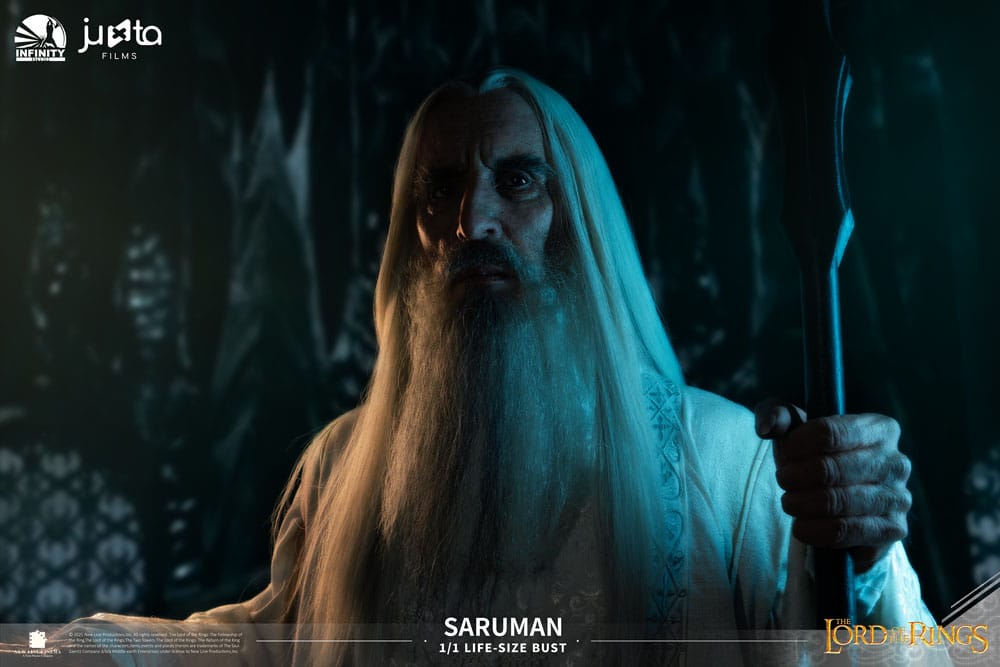 Le Seigneur des Anneaux buste 1/1 Saruman 110 cm